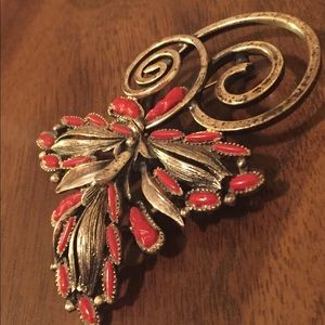 Vintage Coral Brooch